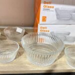 طقم صحون زجاج