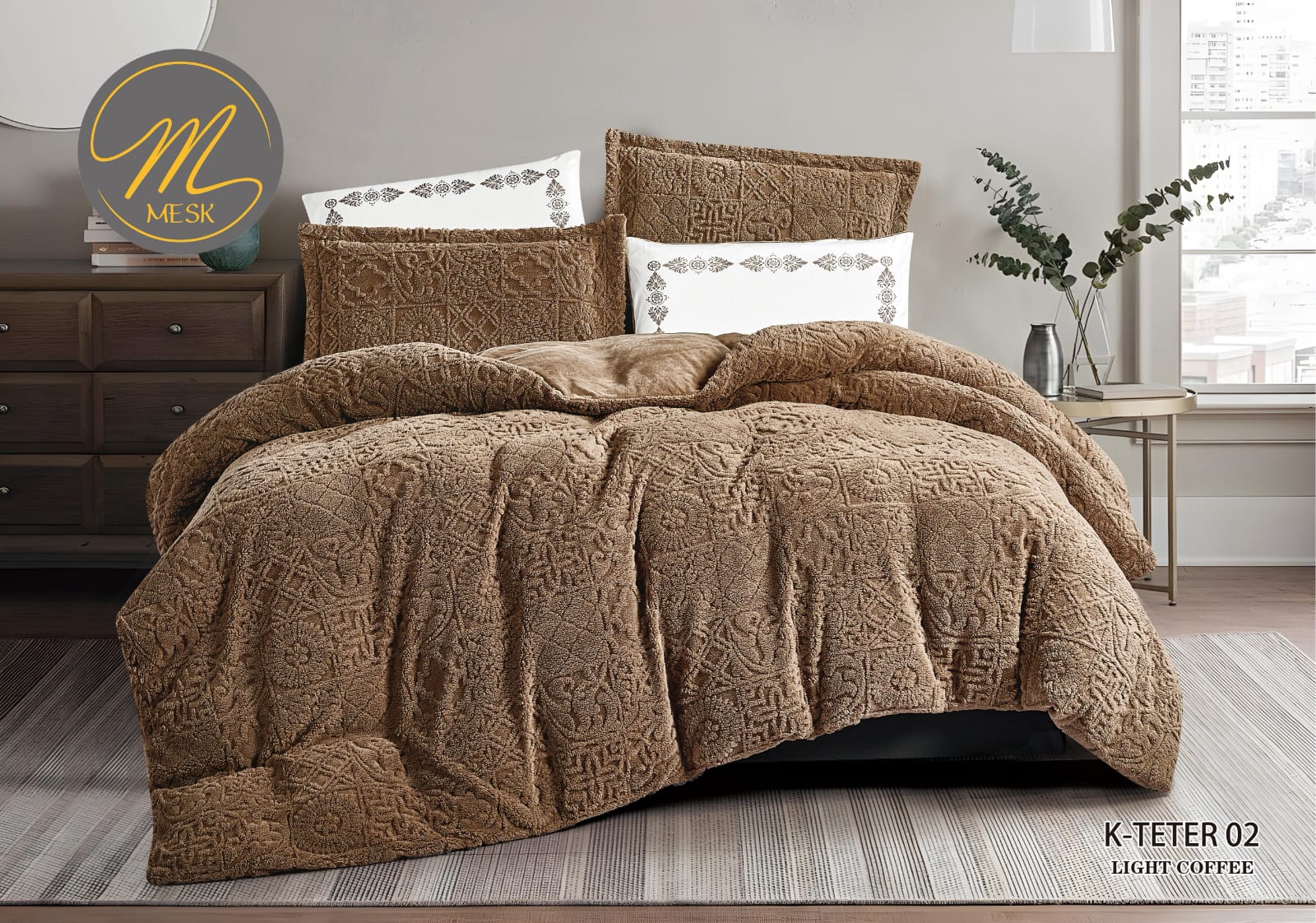 طقم لحاف شتوي نفر واحد من Mesk