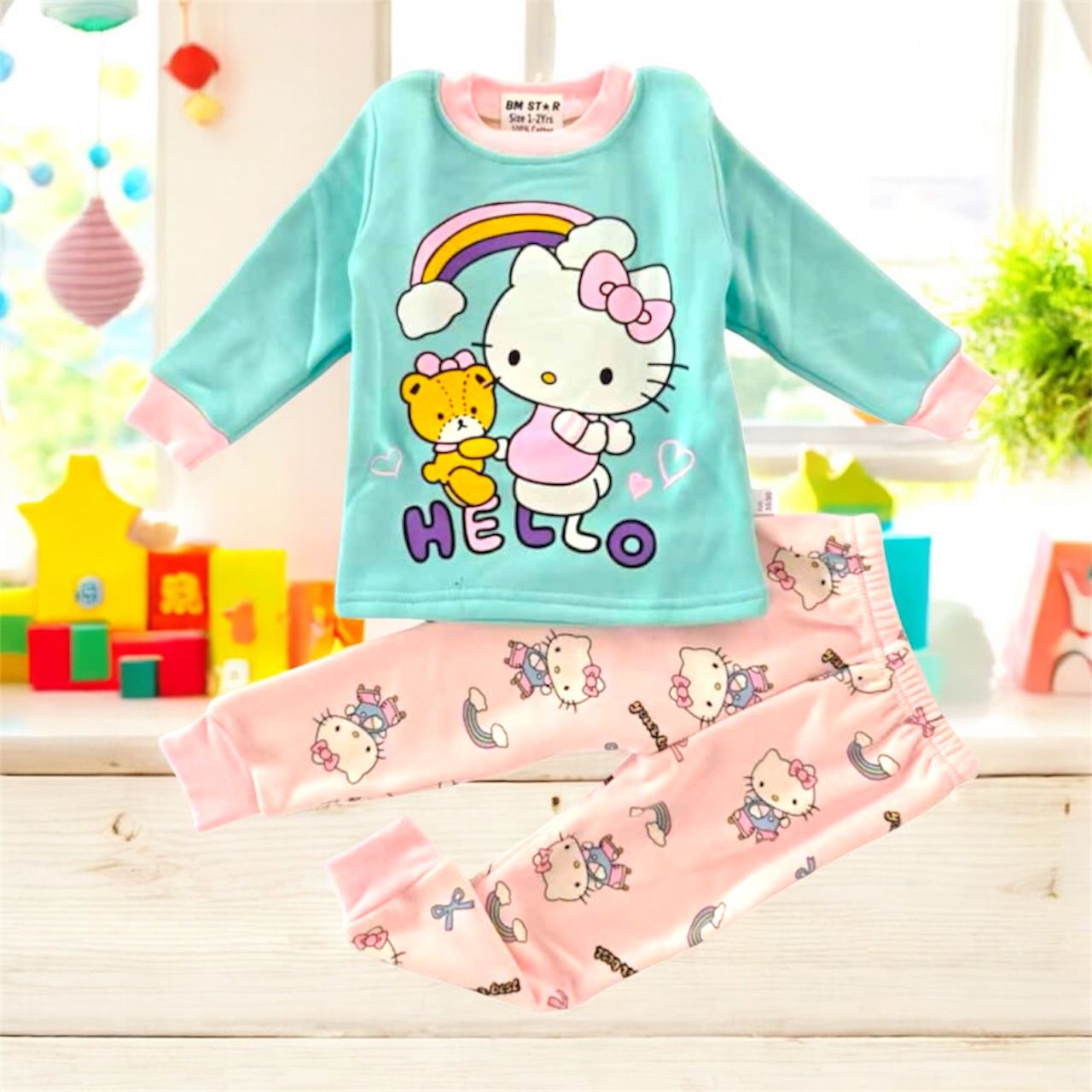 بيجامة بناتي شتوي