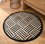 سجادة مستديرة حديثة قابلة للغسل - Image 3