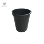 حاوية بلاستيكية سوداء اللون