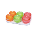 حاويات حلوى بلاستيكية على شكل تفاحة