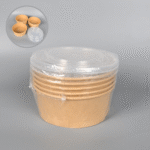 أوعية  ورقية من ورق كرافت