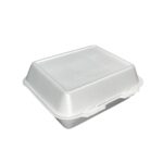 حاوية طعام مفصلية مصنوعة من الفوم 10حبات