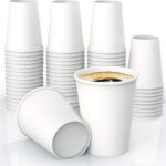 أكوابًا ورقية بيضاء 24 حبه