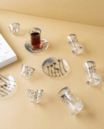 طقم إستكانه مع فنجان