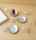 طقم إستكانه مع فنجان