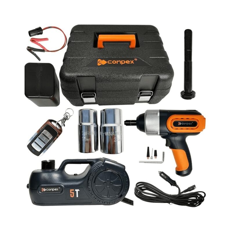 مجموعة رافعة سيارة كهربائية هيدروليكية 6 في 1