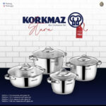 طقم أواني طهي مكون من 8 قطع