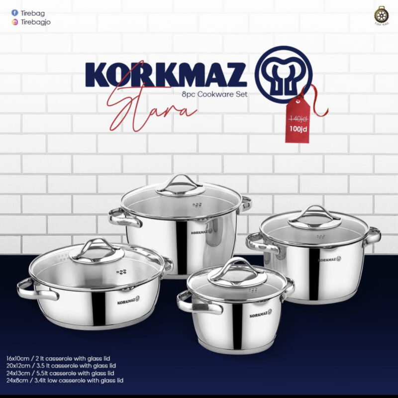 طقم أواني طهي مكون من 8 قطع - Image 2