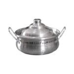 قدر ب علاق مسطح منقوش