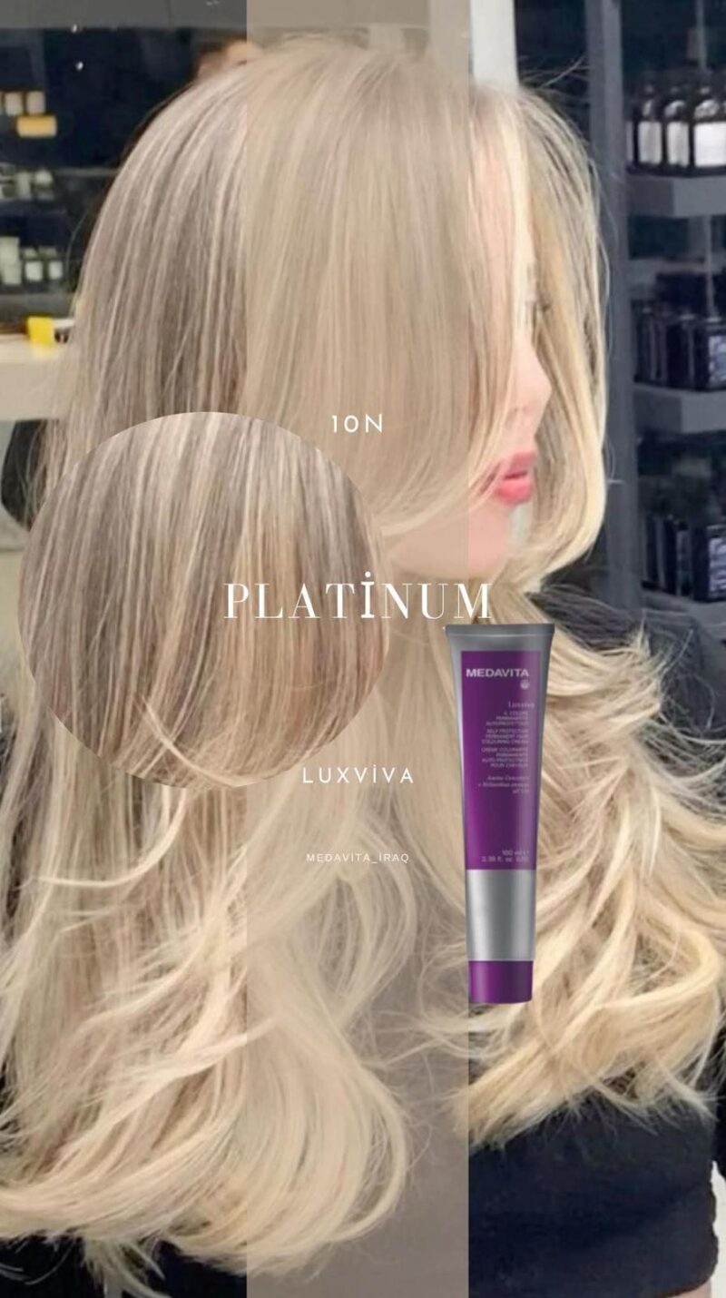 صبغة شعر دائمة 100 مل  10N Luxviva - Image 2