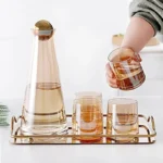 أكواب زجاجي مكون من 7 قطع