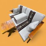 ⁦طقم جلسة خشبي بشكل عصري⁩ - الصورة ⁦3⁩