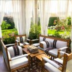 طقم خشبي بشكل تراثي