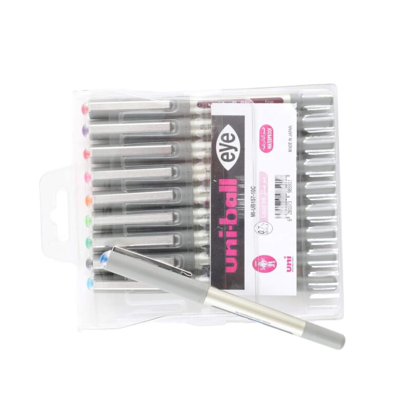 مجموعة اقلام حبر سائل يوني-بول 10 حبات - Image 2