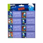 ملصقات اسم لاصقه ( السنافر