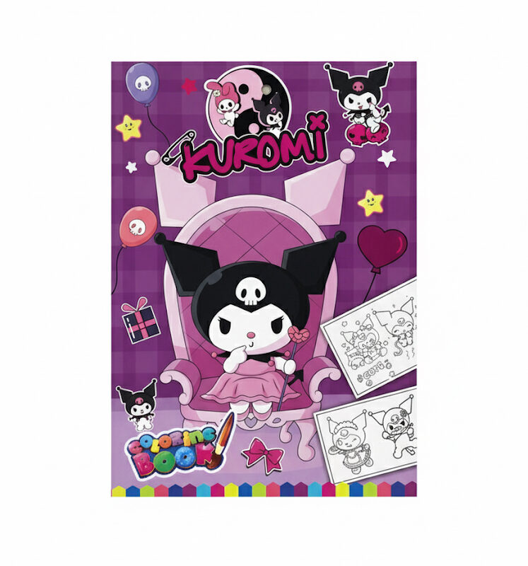 دفتر تلوين للاطفال مستوحى من Kuromi