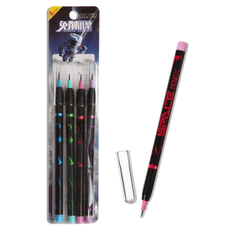 عبوة اقلام رصاصية ميكانيكية 4 حبات - Image 2