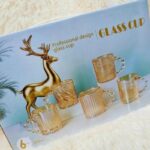 مجموعة اكواب زجاجية، 6 قطع