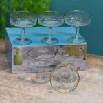 كؤوس كوكتيل زجاجية حديثة 6حبة - Image 3