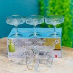 كؤوس كوكتيل زجاجية حديثة 6حبة