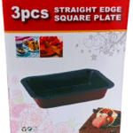 صينية فرن مستطيل طقم 3قطع