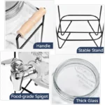 ⁦وعاء تحضير المشروبات والعصائر سعة 8 لتر⁩ - الصورة ⁦2⁩