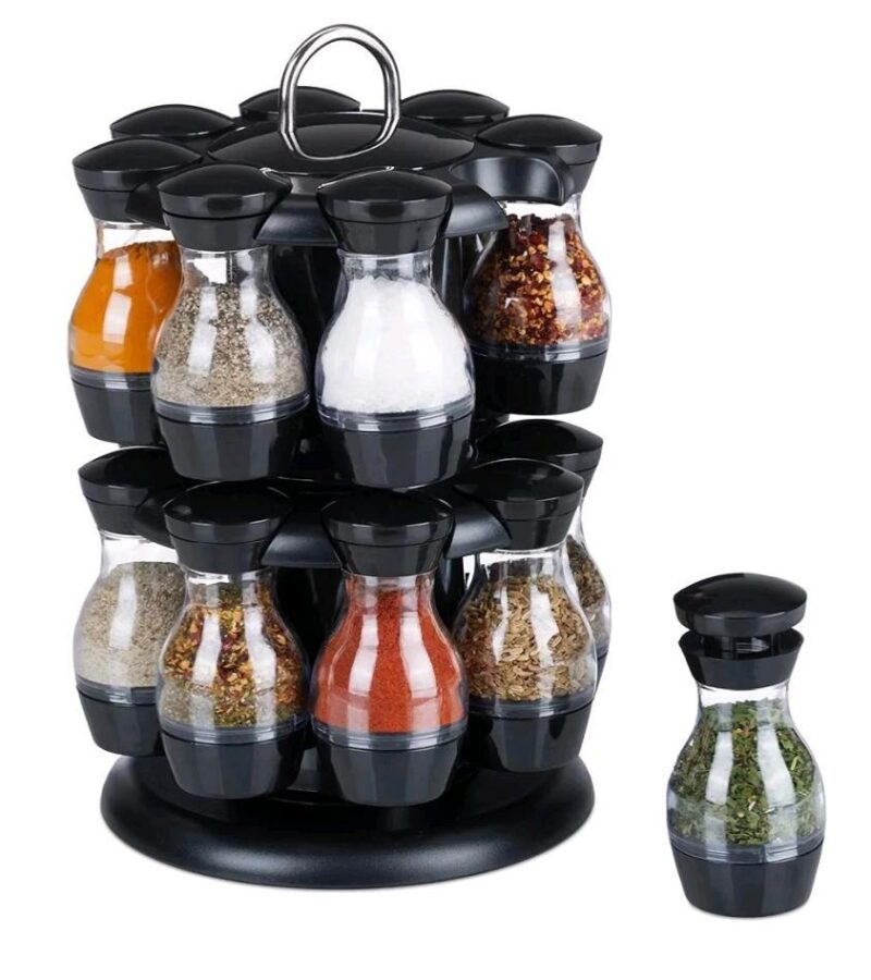 حامل توابل دوار مزود بـ 16 برطمان - Image 4