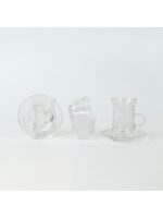 طقم أكواب شاي وقهوة زجاجية - Image 4