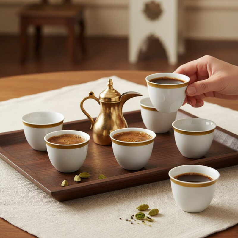 طقم فناجين قهوة عربية - Image 2