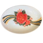 صينية بيضاوية من الميلامين