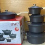 طقم أدوات طهي غير لاصقة مكون من 17 قطعة