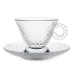 طقم شاي زجاجي مكون من 12 قطعة - Image 3