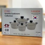 طقم أواني طهي كور جرانيت 8 قطع